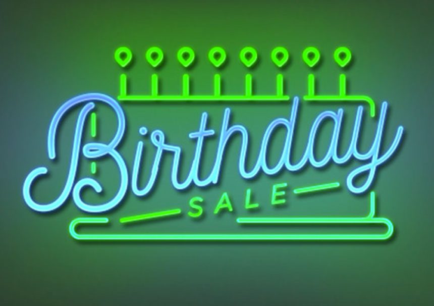 Updated: Happy Birthday To Us! It's our 8th Birthday Sale! – Green