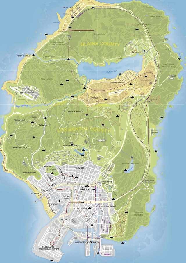 Collectable Locations in GTA 5 | Green Man Gaming